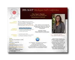 2016 AGEP Fall Conference Flyer