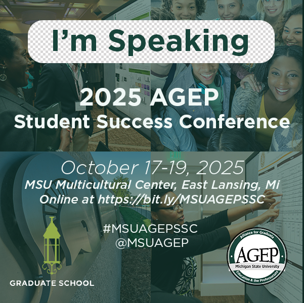 AGEP 2025 Conference "I'm Speaking" post
