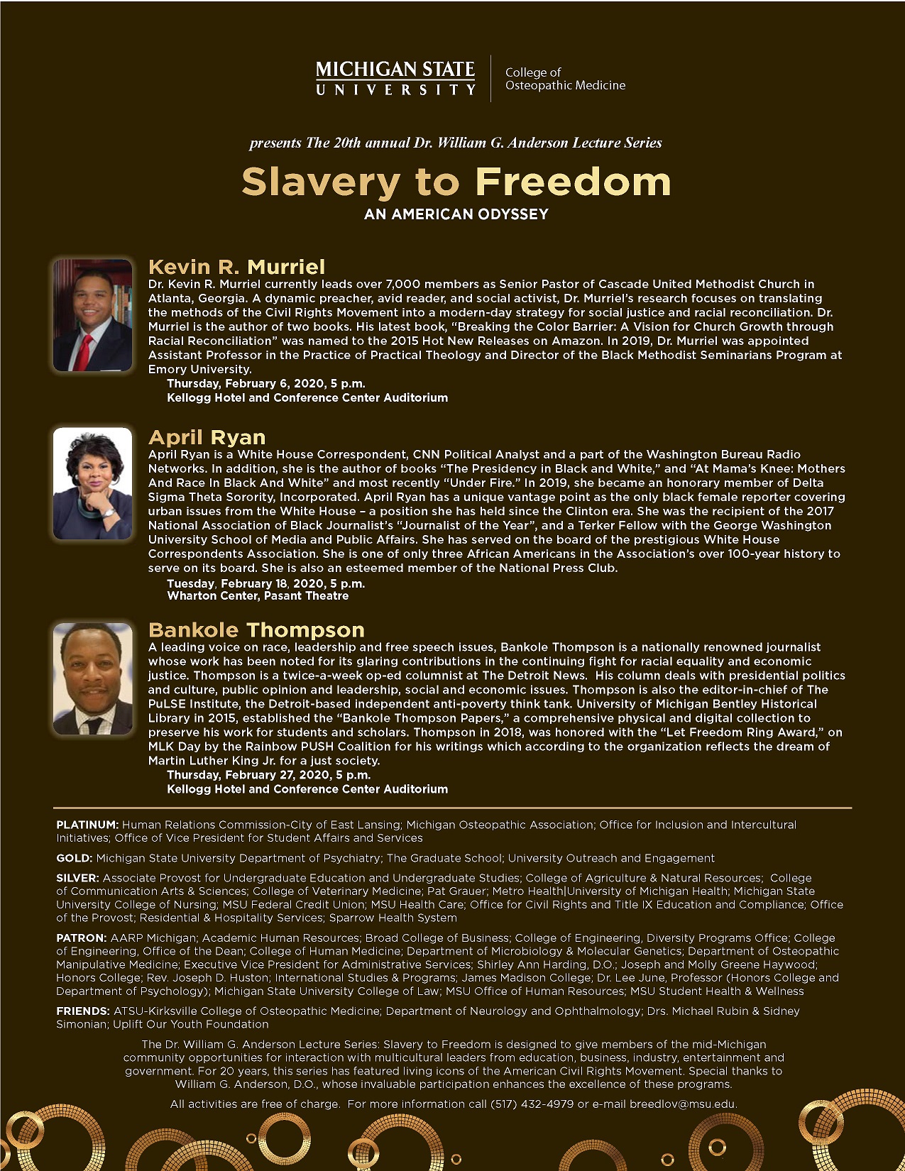 Slavery to Freedom Series