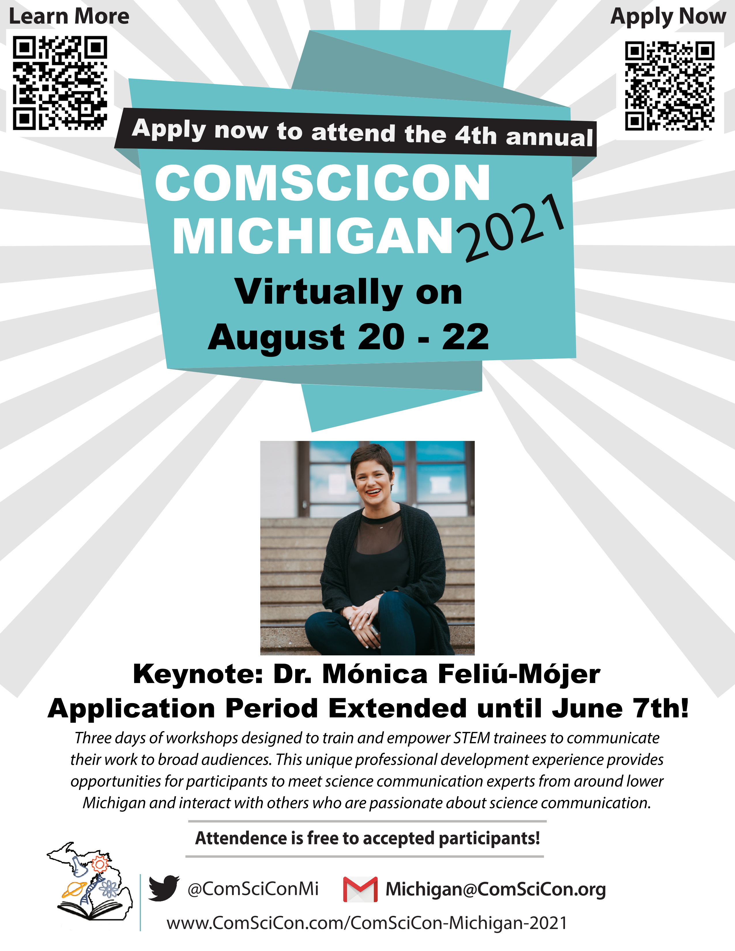 Application to ComSciCon-MI 2021