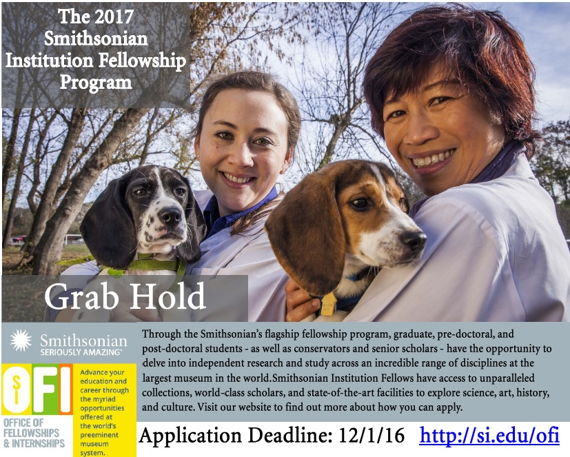 2017 Smithsonian Institution Fellowship Program