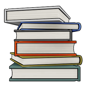 a stack of books