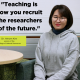 "Teaching is how your recruit the researchers of the future" Dr. Ahrom Kim