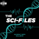 The sci-files logo Italicized text that reads "Sci-files" over a black background with a diagonal blue DNA strand.