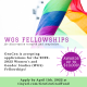 A flyer for the WGS Fellowship WGS Fellowships for Dissertation Research and Completion